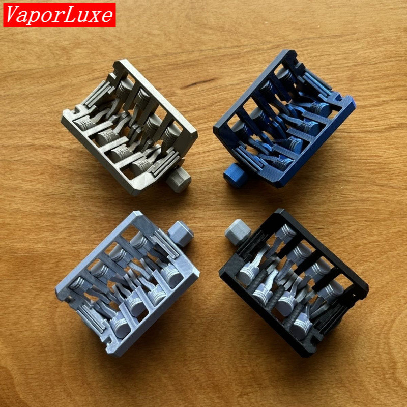 VaporLuxe 3D พิมพ์ V8 เครื่องยนต์รุ่น - ของเล่นกลพับได้และเคลื่อนย้ายได้พร้อมชิ้นส่วนการทํางาน, ของเล่นต้นกําเนิดเพื่อการศึกษาสําหรับผู้ใหญ่และผู้ที่ชื่นชอบรถ DIHZ