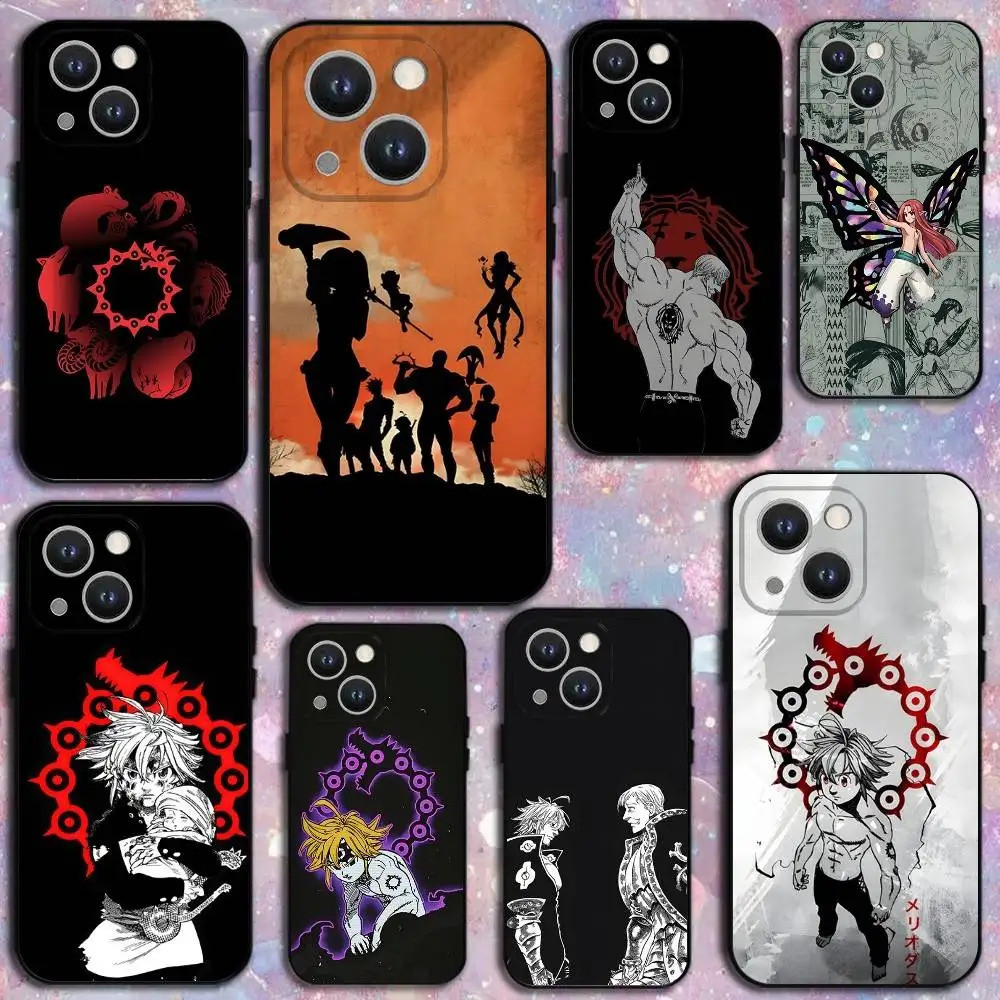 TP-1 SDS S-Seven D-Deadly Sins เคสโทรศัพท์สําหรับ iPhone 16, 17,15,14,17,12,11 Plus,Pro Max,XS,X,XR,