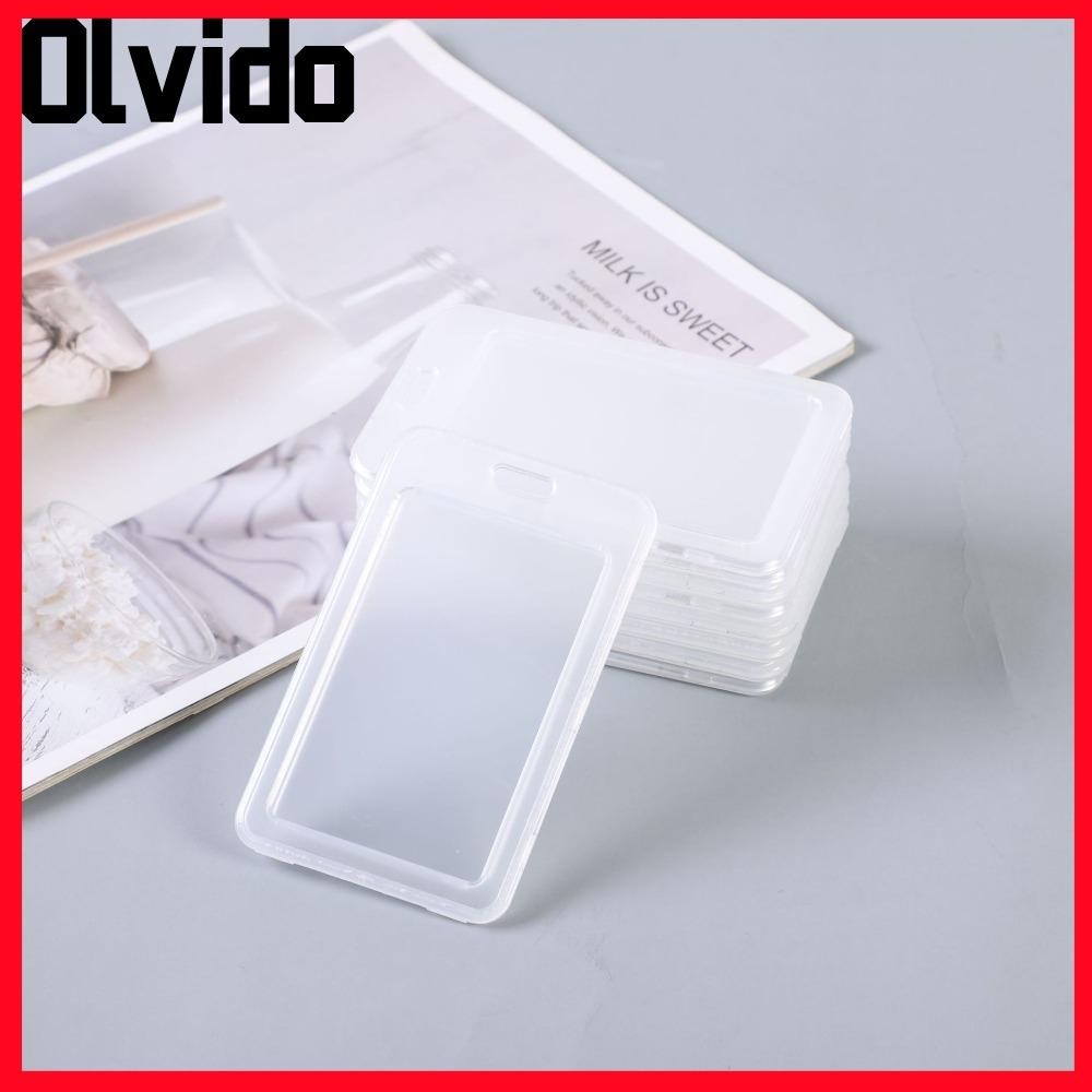 ซองใส่บัตร OLVIDO,ปลอกการ์ดพลาสติกใส,พร้อมกล่องนามบัตรเชือกเส้นเล็ก