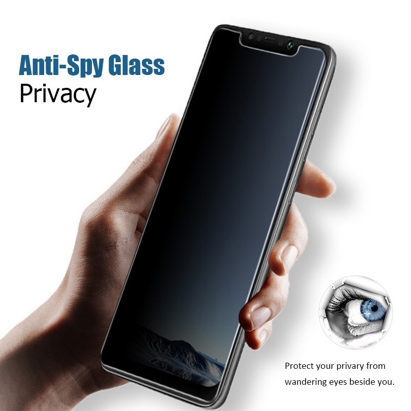 Anti-spy สําหรับ realme q2 pro q2i ฝาครอบกระจกนิรภัยบน realmeq2 q 2 i 2i 2q q2pro โทรศัพท์ coque rea