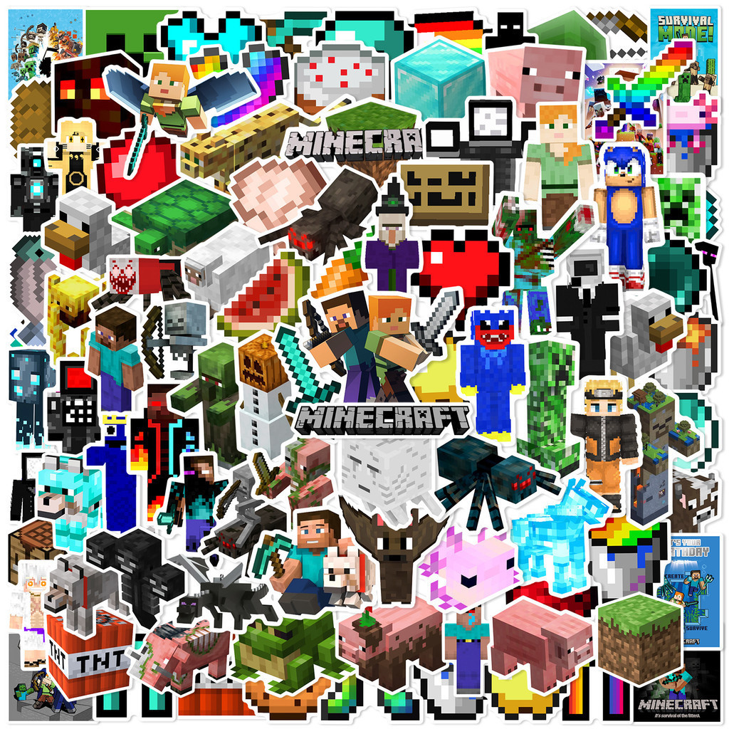 100ชิ้น/เซ็ต ❉ สติ๊กเกอร์มายคราฟ ❉ Diy แฟชั่นสติ๊กเกอร์ Doodle กันน้ํา