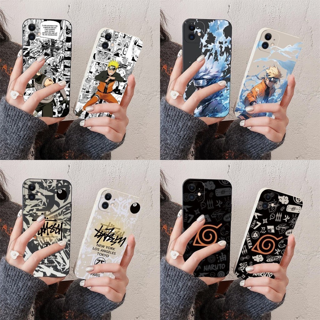 Naruto Lovers การ์ตูนน่ารักป้ายกันกระแทกเคสโทรศัพท์Realme 9i 10T 10 7 4G C53 C25 C12 Narzo 30A 20 50 pro 50A Prime 50i Realme 10 pro+ 5G BK060Hกรณี