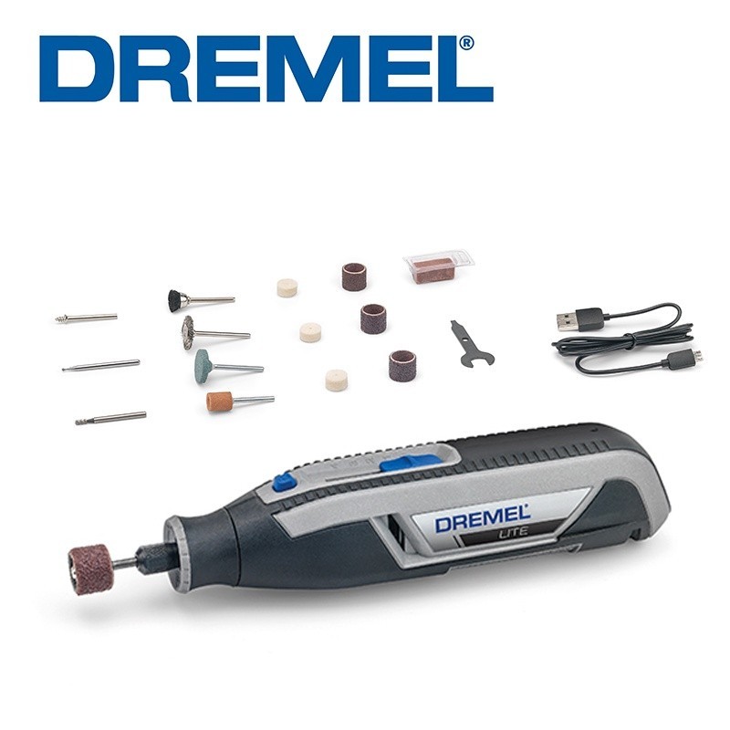 Dremel Lite 7760 ไฟฟ้า Mini เครื่องบดไร้สาย Li-Ion 3.6 V ชุดเครื่องมือโรตารี่ความเร็วตัวแปรแผ่นแกะสล
