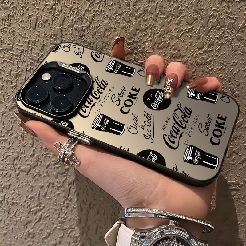 เคสไอโฟน16 15 14 13 12 11 Pro Max Case กันกระแทก Fashion coke Matte Compatible เคส iPhone 16PM,16Plus,X/XS, XR,7+,8Plus