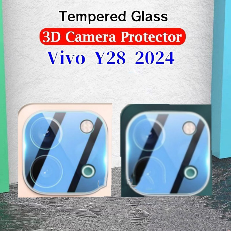 ตรงรุ่น รุ่นใหม่ สำหรับ Vivo Y28 4G/Y28S 5G Y18 Y03 Y27S Y27 Y17S V30 V29 V27 V29E X100 PRO ฟิล์มกันรอย เลนส์กล้อง 007