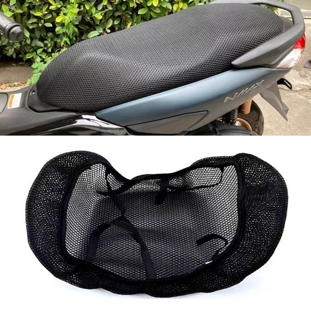 เบาะรองนั่งสําหรับ Yamaha AEROX155 NMAX155 NVX155 SMAX155 รถจักรยานยนต์ NMAX 3D กันน้ําตาข่ายระบายอากาศเบาะรองนั่ง