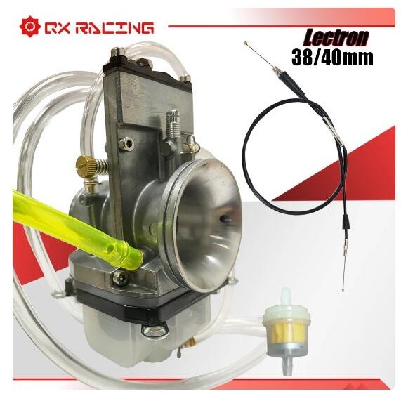 For Lectron High Velocity Adjustable Power Jet Carburetor with Cable For YZ250F KX250F RMZ250 CRF250R CRF450R