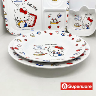 คิตตี้ ฟรีบ็อกซ์ จานชามเมลามีน ลายการ์ตูน ศรีไทยซุปเปอร์แวร์ Superware Sanrio Kitty [ขายเป็นชิ้น/เลือกรหัสสินค้า]