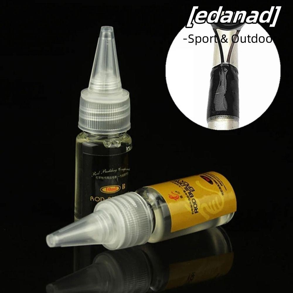 Edanad 2 ชิ้นกาวคันเบ็ด,อีพ็อกซี่เรซิ่นตกปลาซ่อมเครื่องมือ AB กาว, DIY เบ็ดตกปลาอุปกรณ์เสริมกาวซีล