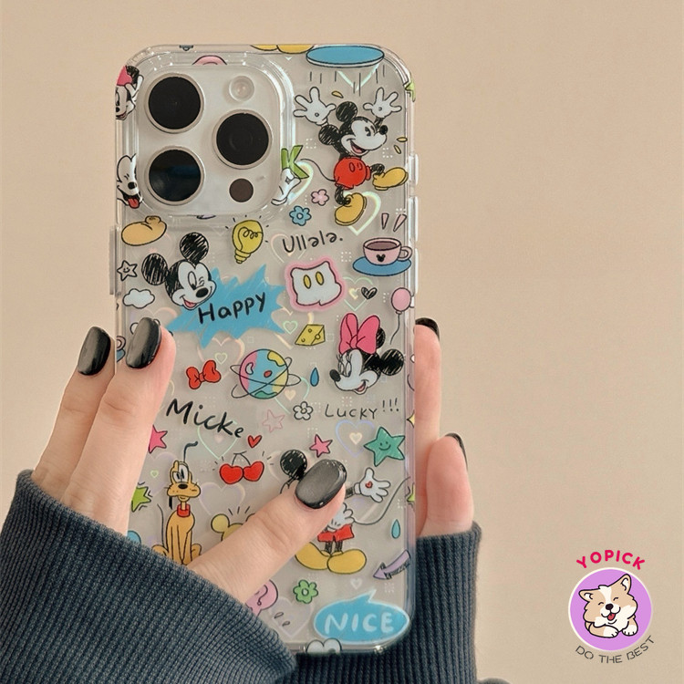 สัตว์graffitiการ์ตูนสําหรับiphone 15 ProMax 11 12 13Mini 14 15Plus 11 Pro Max X XR XS Max 6 7 8 Plus SE2020 น่ารักฝาครอบโทรศัพท์ผู้หญิงซิลิโคนนุ่มกรณีAX
