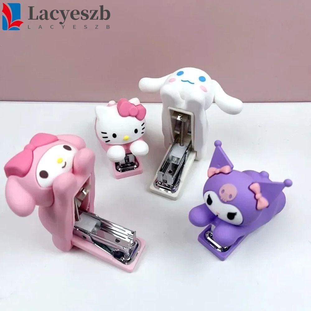 Lacyeszb Hello Kt Stapler, My Melody Cinnamoroll Student Stapler, Desk Accessories Binding|การ์ตูนอะนิเมะแซปลิง|เครื่องเขียน