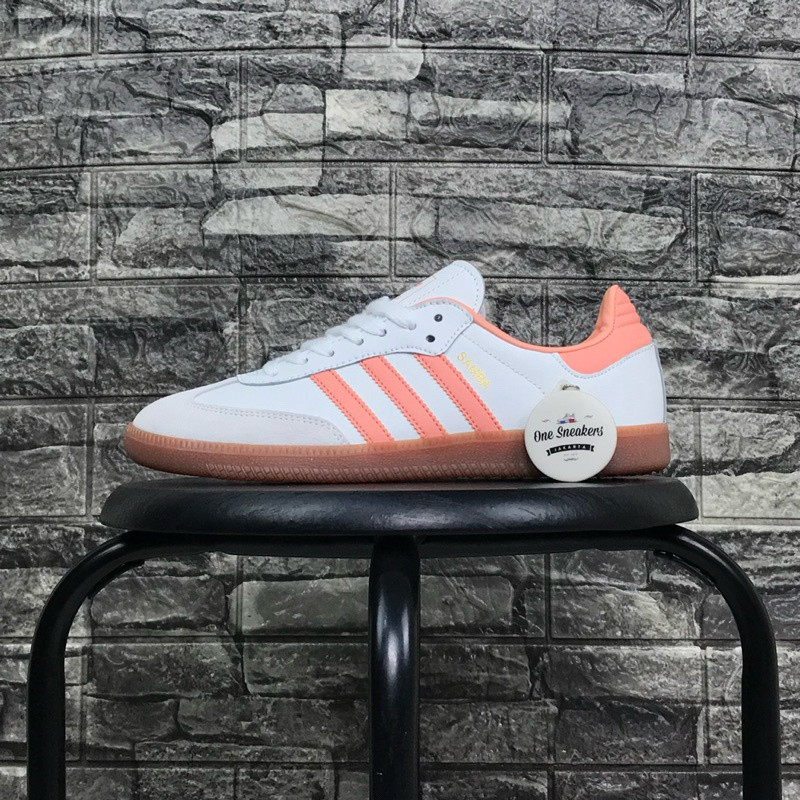 Adidas SAMBA CLASSIC "สีขาวสีชมพู"