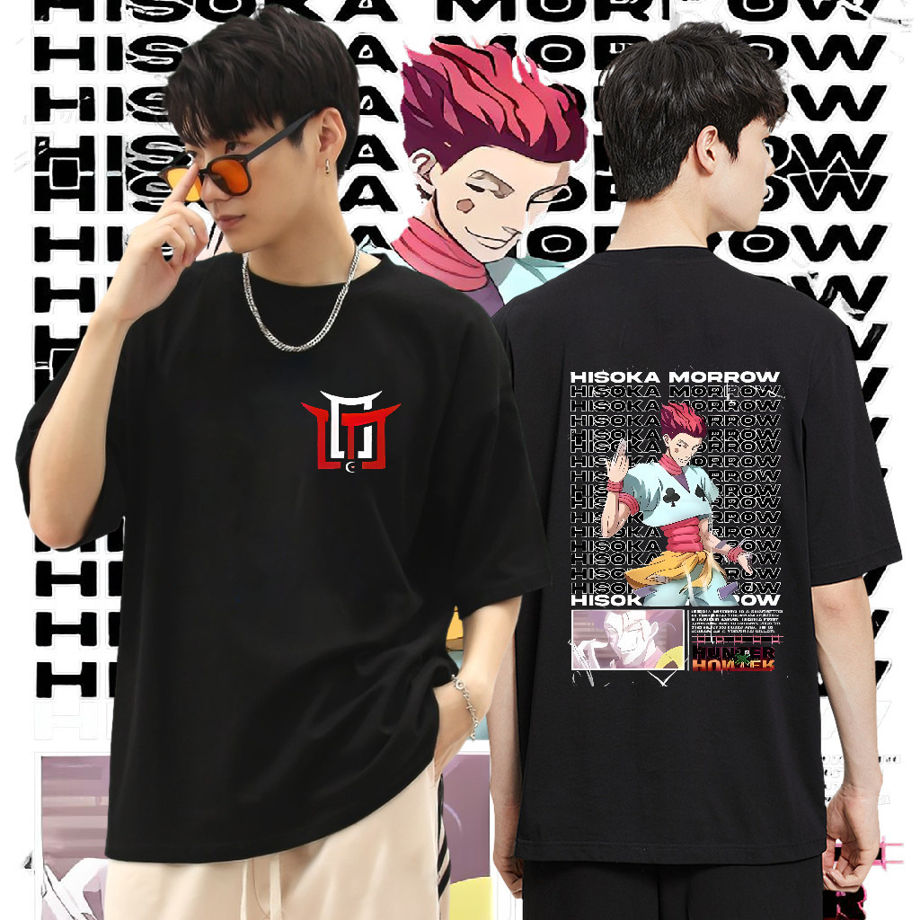 HUNTER×HUNTER/Hisoka/เสื้อยืดแฟชั่นใหม่พิมพ์  2024