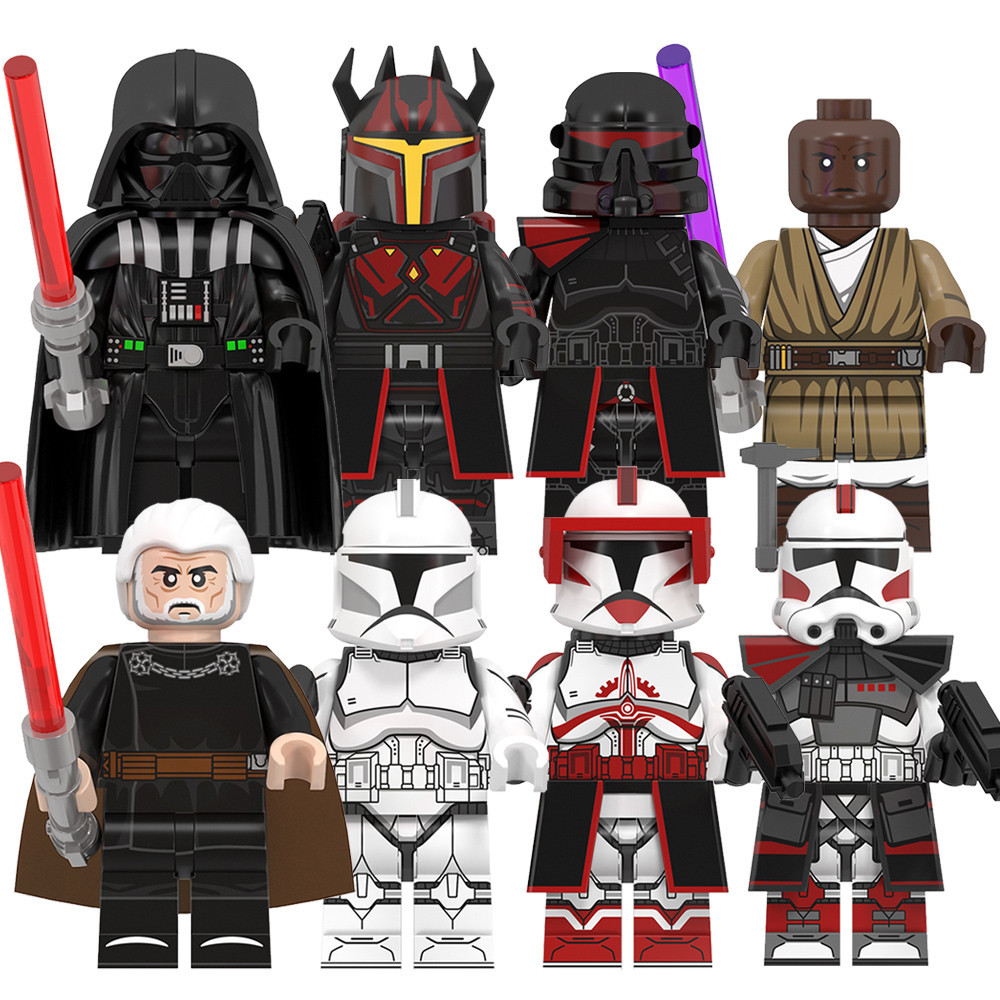 นับ Dooku Gar Saxon Commander Fox Purge Trooper Darth