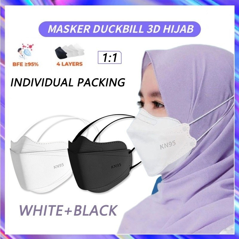 50pcs Ppacking KF94 HEADLOOP FULL COLOUR 4PLY DISPOSABLE FACE mask BPE>95% หน้ากากสําหรับผู้ใหญ่
