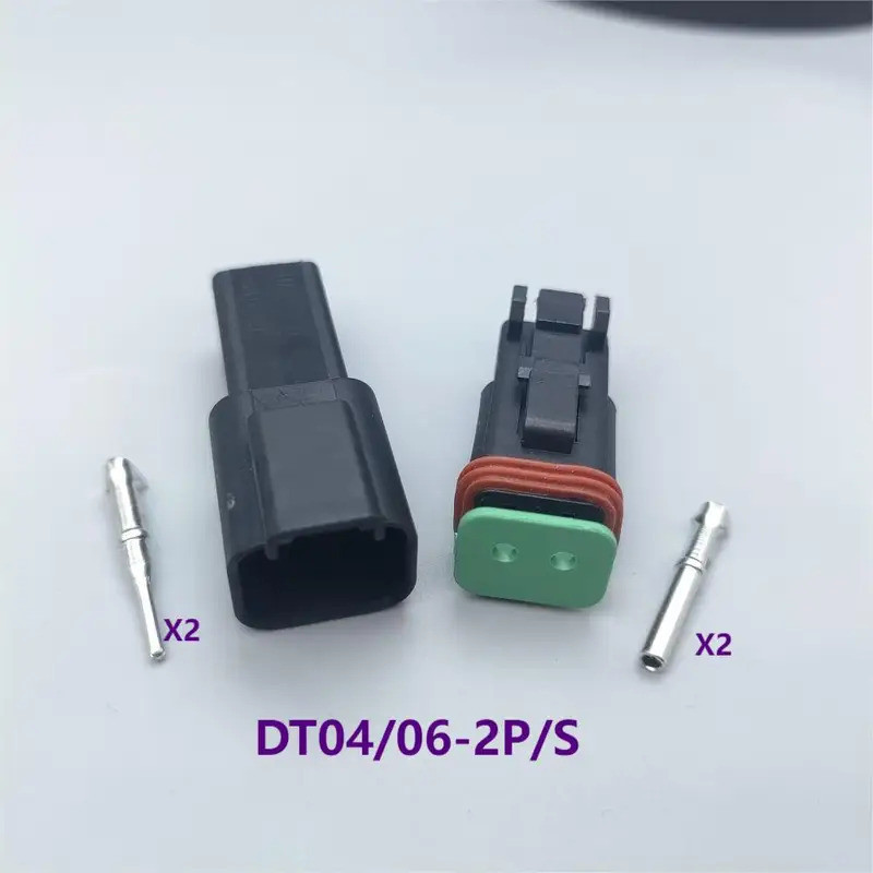DT Connector DT04/06-2 P/S 1,5 MM สายยานยนต์กันน้ํา Deutsch Connector ชุดปลั๊กชายและหญิงเยอรมัน - รูปที่ 2