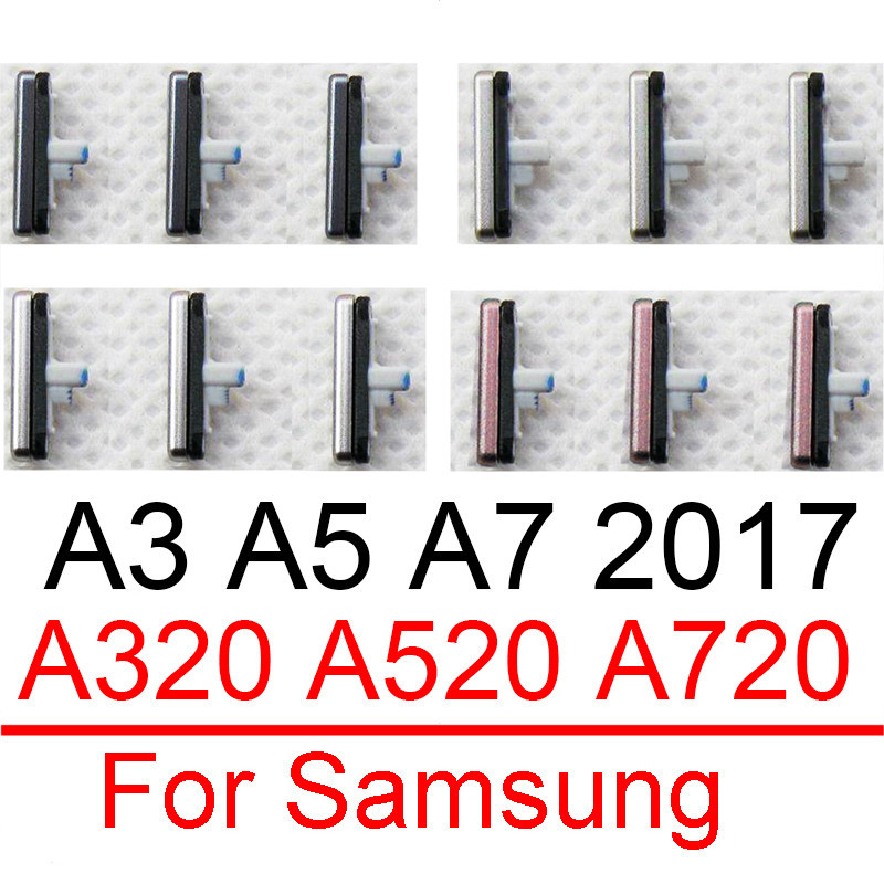 3pcs ปริมาณด้านข้างปุ่มสําหรับ Samsung Galaxy A3 A5 A7 2017 A320 A520 A720 โทรศัพท์กรอบ Volume Power ด้านข้างอะไหล่กุญแจ ราคา ถูกที่สุด ดีลบีเคเค แกลเลอรีภาพที่ 2