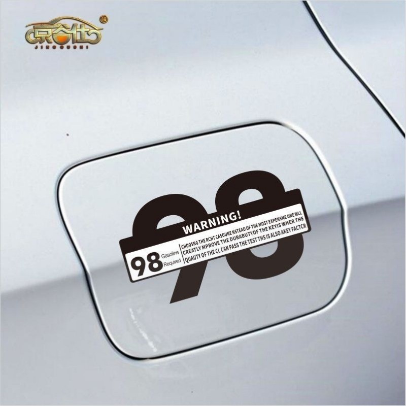 สติ๊กเกอร์ฝาถังน้ํามัน 92 95 98 เบนซิน เบอร์ สติกเกอร์คําเตือนกันน้ําสะท้อนแสงตกแต่งสติกเกอร์รถ - รูปที่ 7