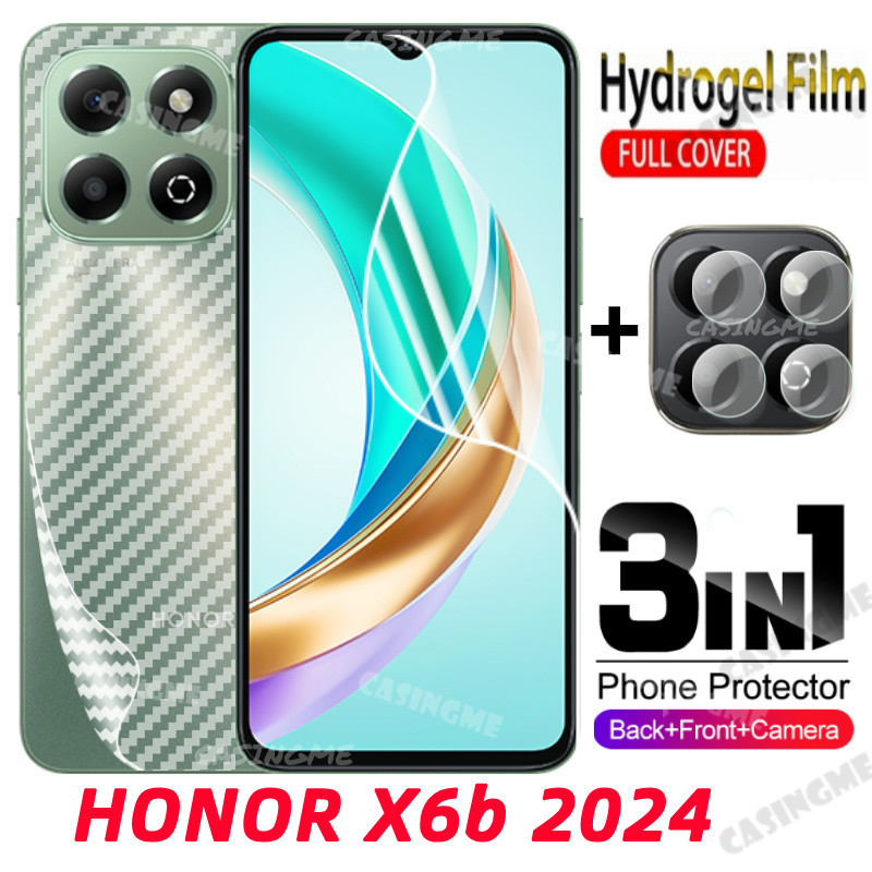 Honor X6b 2024 ด้านหน้าด้านหลังคลุมทั้งหมดป้องกันฟิล์มHydrogelสําหรับHonor X6b X 6b X6 b HonorX6 4G 