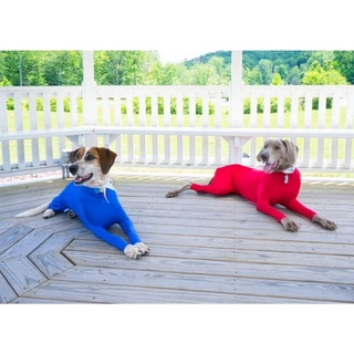 🐶เสื้อสัตว์เลี้ยง กันขนร่วงสำหรับสุนัขพันธุ์​กลางและใหญ่ ชุดกันขนร่วง รุ่นBodySuitมีซิป เสื้อผ้าสี่ขา ใส่สบาย