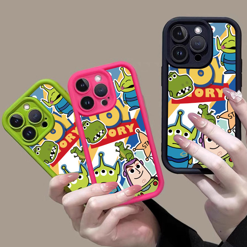 เคส Vivo Y03 Y18 Y27S Y28S Y28 5G Y38 5G V30E V30 PRO Y100 5G J294G ToyStory หรูหรา Macaron สีลูกกวาดปกอ่อนเคสโทรศัพท์