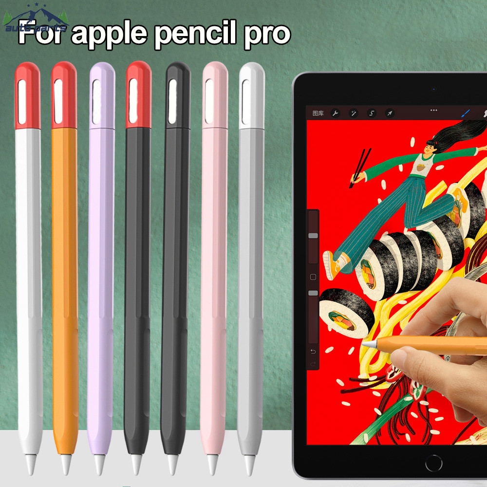 1/2sets Soft Silicone Pencil Sleeve Case - Compatible For Apple Pencil Pro - 2-In-1 Pencil Protective Cover - Anti-Scratch, Anti-Slip,กันกระแทก-Stylus Pen Accessories