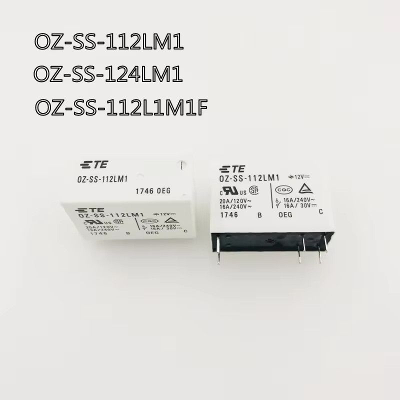 รีเลย์ใหม่ OZ-SS-112LM1 OZ-SS-124LM1 OZ SS 112LM1 OZ-SS-112L1M1F OZ-SS-124LM1 16A/240VAC 12V/24V 6Pi