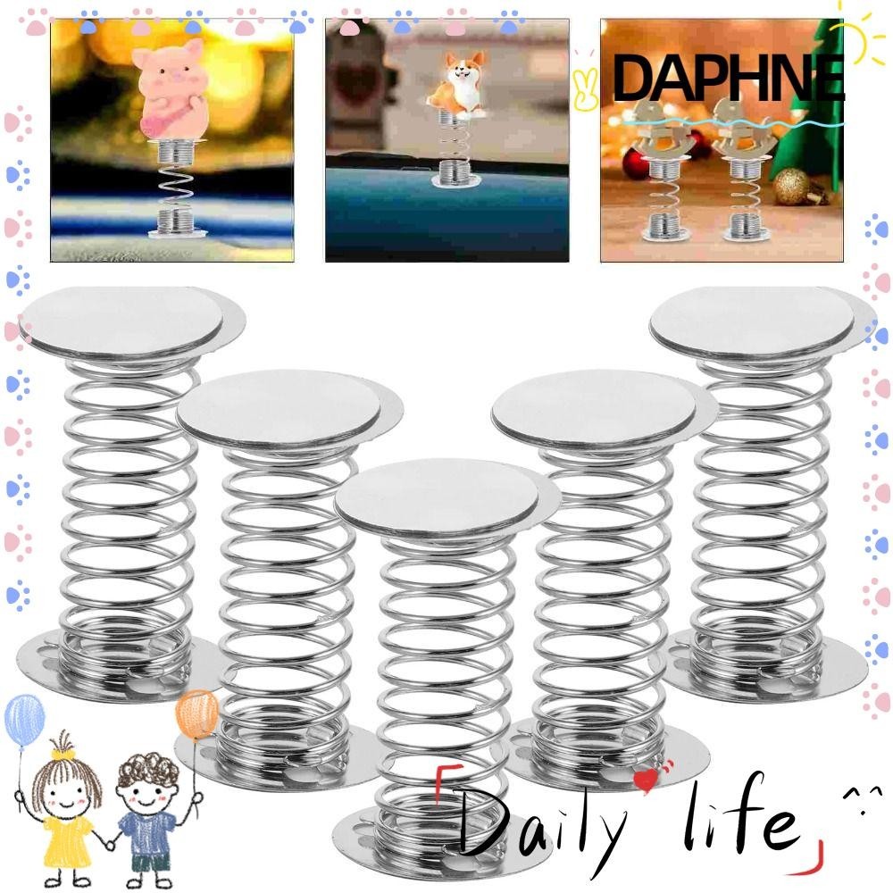 Daphne ฐานฤดูใบไม้ผลิ 10 ชิ้น, อุปกรณ์ของเล่น DIY Bouncing Standee ฤดูใบไม้ผลิ, สั่น 2.5 ซม. ฐานสปริงหัวตุ๊กตาบ้าน