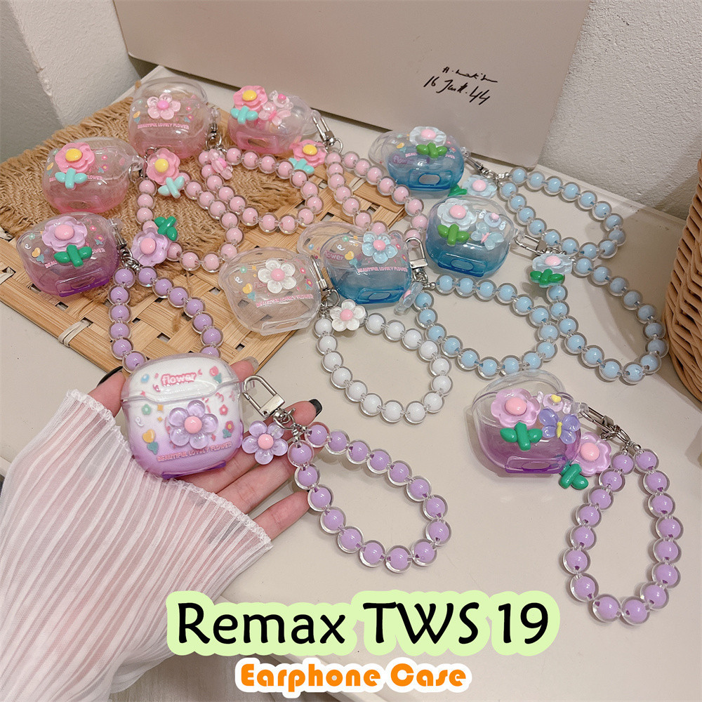 READY STOCK!นําไปใช้กับ Remax TWS 19 เคส Case เคสหูฟัง การ์ตูนน่ารัก ซิลิโคนนุ่ม เคส เคสหูฟัง DIY