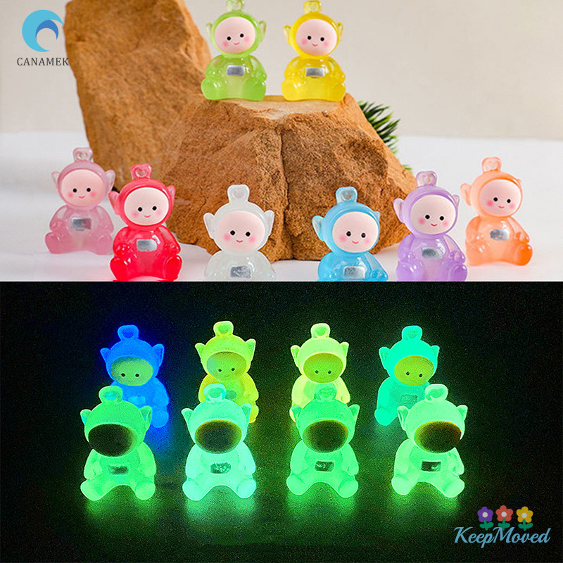 Keepmoved Luminous Antenna เด็กเรซิ่นเครื่องประดับการ์ตูน Creative Decor y Micro กาว Glow-in-the-dark Diy วัสดุเรซิ่นอุปกรณ์เสริมใหม่
