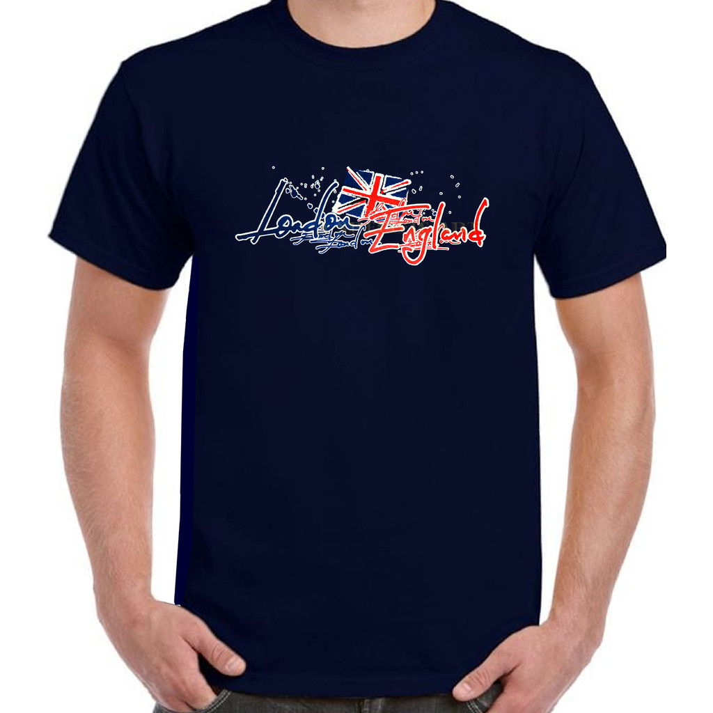 London Signature Art Design Souvener Of London เสื้อยืดที่ดีที่สุดสําหรับทั้งชายและหญิง