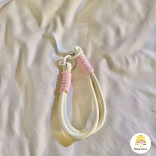 Diy ทอข้อมือเชือกคล้องโทรศัพท์มือถือ โซ่โทรศัพท์มือถือป้องกันการสูญหาย เคสโทรศัพท์มือถือเชือกคล้องโทรศัพท์มือถือ