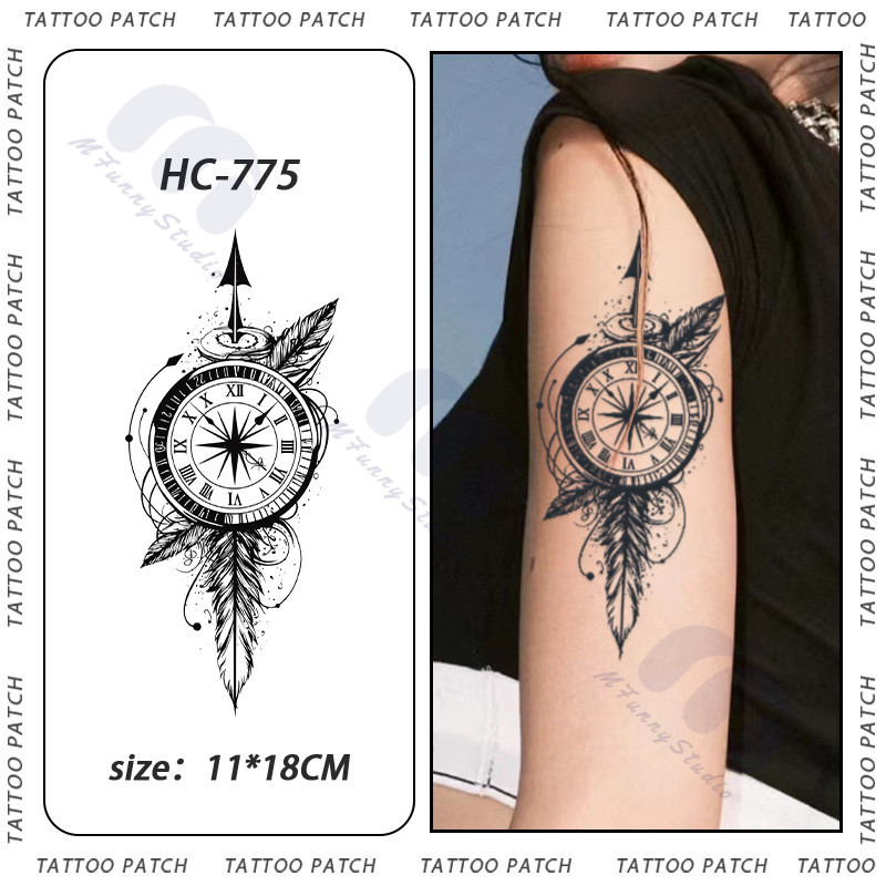 【MF Magic Tattoo】สติ๊กเกอร์รอยสักชั่วคราวกันน้ํา 15 วันนาฬิกา สติ๊กเกอร์รอยสักรอยสักปลอม