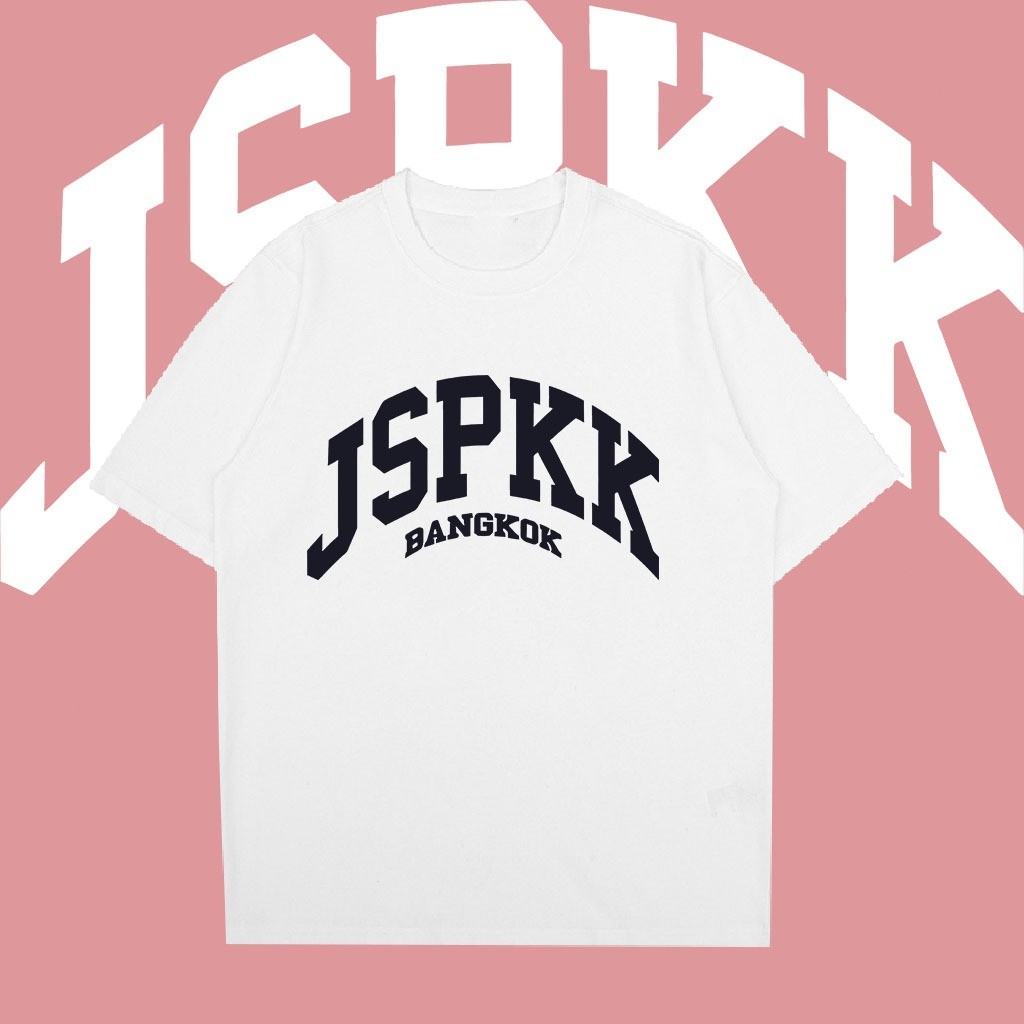 [พร้อมส่ง] Jspkk 2024 JAZZ SPKK เสื้อยืด ผ้าฝ้าย พิมพ์ลาย ทรงหลวม ไซซ์