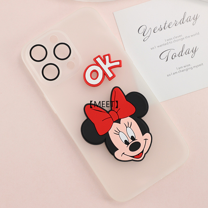 【MEET】9ชิ้น/แพ็คมิกกี้เมาส์กาวอ่อนทําเองอุปกรณ์เครื่องประดับเคสโทรศัพท์ฉนวนกันความร้อนถ้วยน้ําตกแต่งแพทช์พีวีซีกาวอ่อนชุดอุปกรณ์เสริม