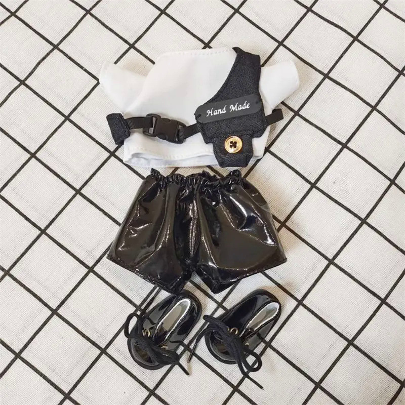 20cm Doll Clothes Shorts Mini Clothes Fashion Doll Sweater Coat For Cotton Stuffed Dolls Toys Access