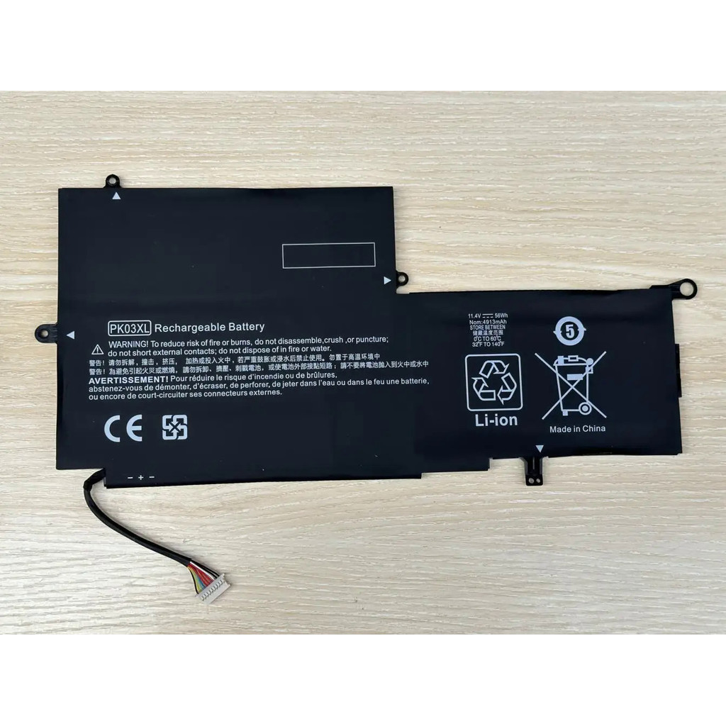 Battery PK03XL HSTNN-DB6S 789116-005 แบตเตอรี่แล็ปท็อป For HP Spectre Pro X360 G1,13-4001DX,13-4113T
