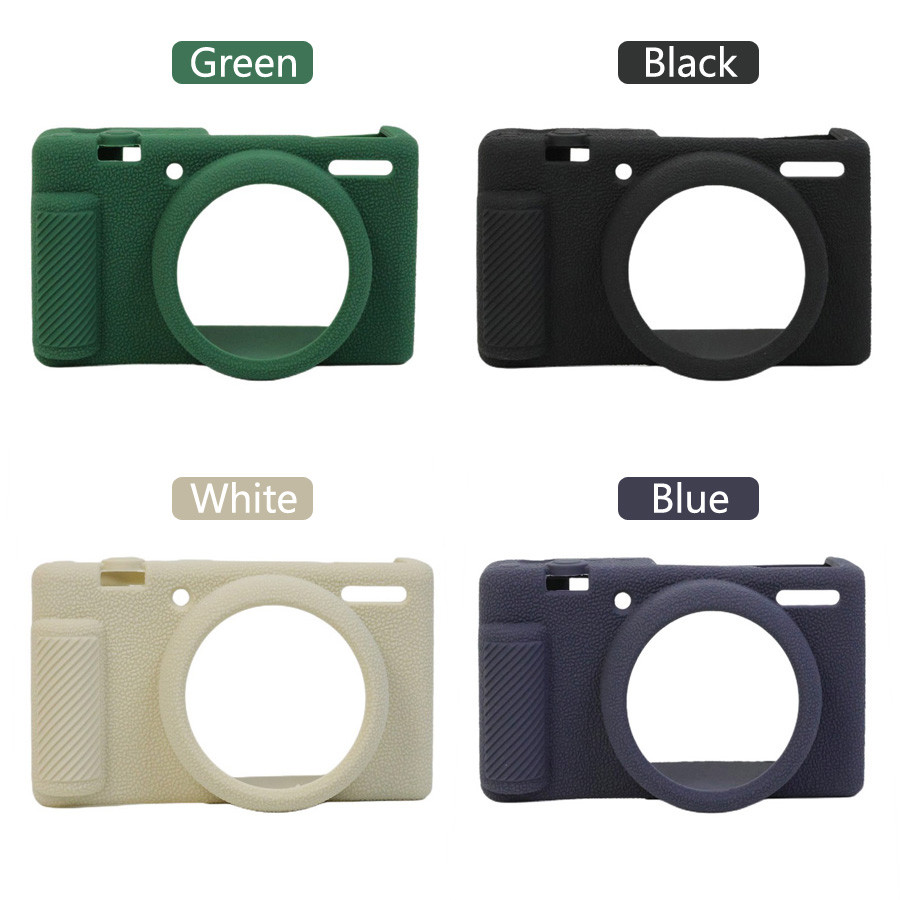 Zv1 ZV1F ZV1M2 อุปกรณ์เสริมกระเป๋ากล้องซิลิโคนเกราะผิวป้องกันกรณีเหมาะสําหรับ Sony ZV-1F ZV-1 ZV1II 