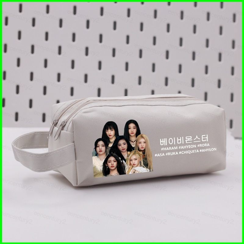 Gy BABYMONSTER RAMI AHYEON RORA Star Peripheral pencil Case นักเรียนดินสอ storage ความจุขนาดใหญ่กระเป๋าเครื่องเขียน