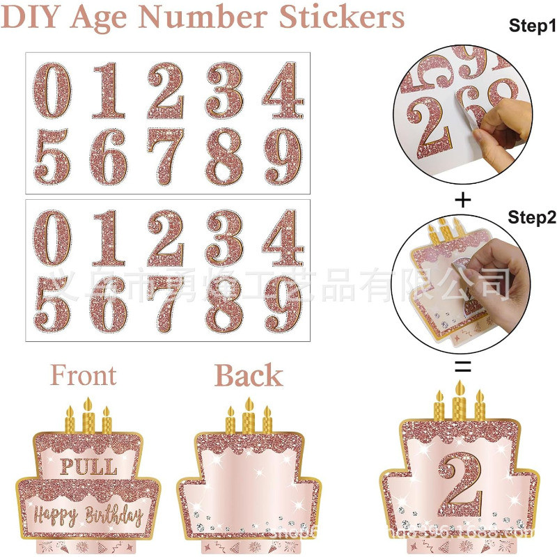 COD🎂กล่องของขวัญเซอร์ไพรส์วันเกิด DIY ดึงเงินสดออก คลิปเงิน สีดํา อุปกรณ์ประกอบฉากกล่องของขวัญ ขายดี เค้กเงินสด - รูปที่ 4