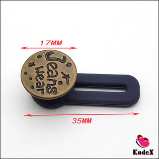KDX กระดุมขยายเอว เพิ่มขนาดรอบเอวกางเกง สายบุฟเฟ่ต์ต้องไม่พลาด jeans buttons