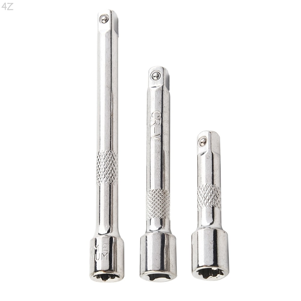 1/4 นิ้ว Chromed เหล็ก Extension Bar Ratchet Socket ประแจอะแดปเตอร์ 50/75/100MM โปรโมชั่นใหญ่