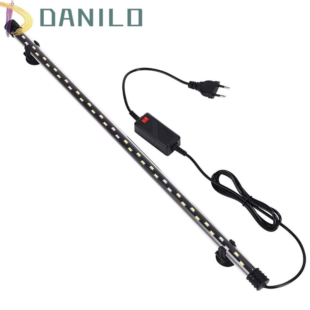 Danilo Fish Tank Light 18-58 ซม.90-260V Submersible Lamp พืชน้ําใต้น้ํา Decor ไฟ LED ปลูกโคมไฟพิพิธภัณฑ์สัตว์น้ํา