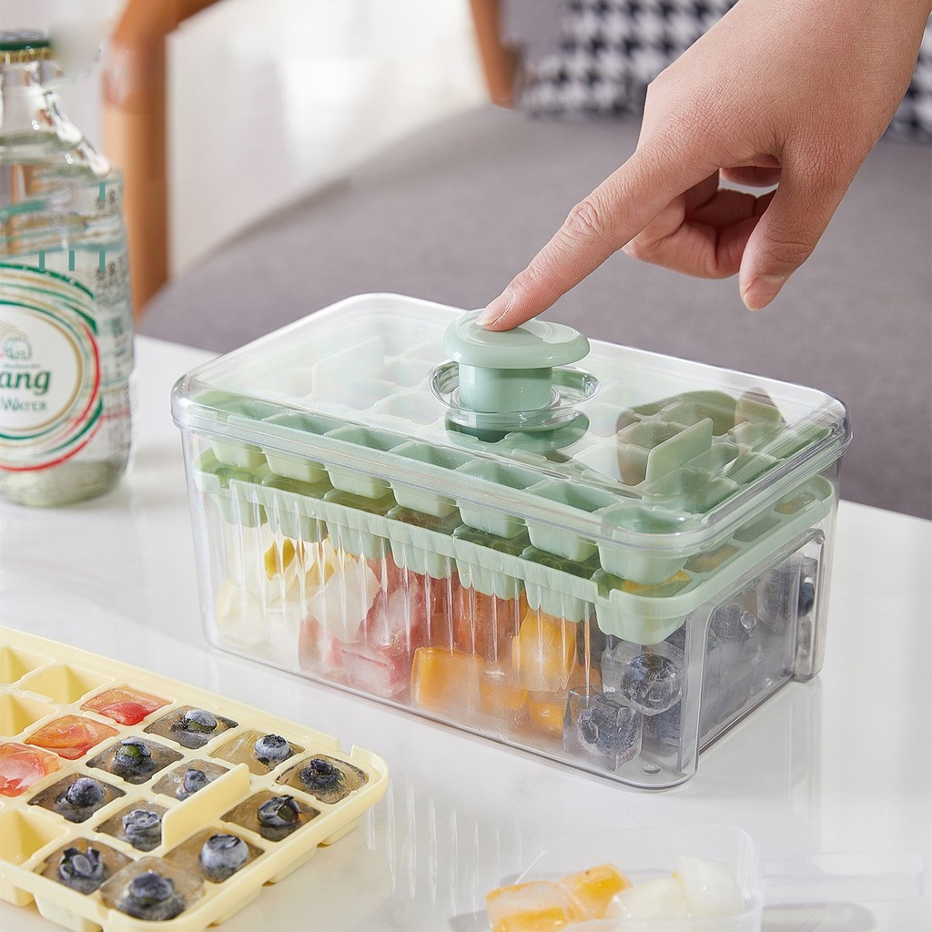 CDiscount ที่ทำน้ำแข็ง ถาดทำน้ำแข็ง แม่พิมพ์ทำน้ำแข็ง 28/56 ช่อง แถม ที่ตักน้ำแข็ง ที่ทำน้ำแข็งก้อน มีฝาปิด ที่ทำน้ำแข็ง - รูปที่ 6