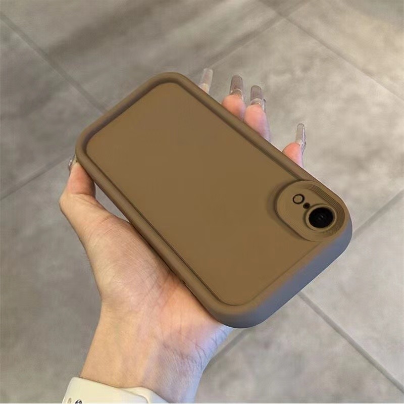 ใหม่ซิลิโคนเหลว soft case สําหรับ iPhone XR X XS Max 6 6s 7 8 Plus 11 12 13 14 15 Pro Max, SE นิ้วกันกระแทกฝาครอบป้องกัน - รูปที่ 4
