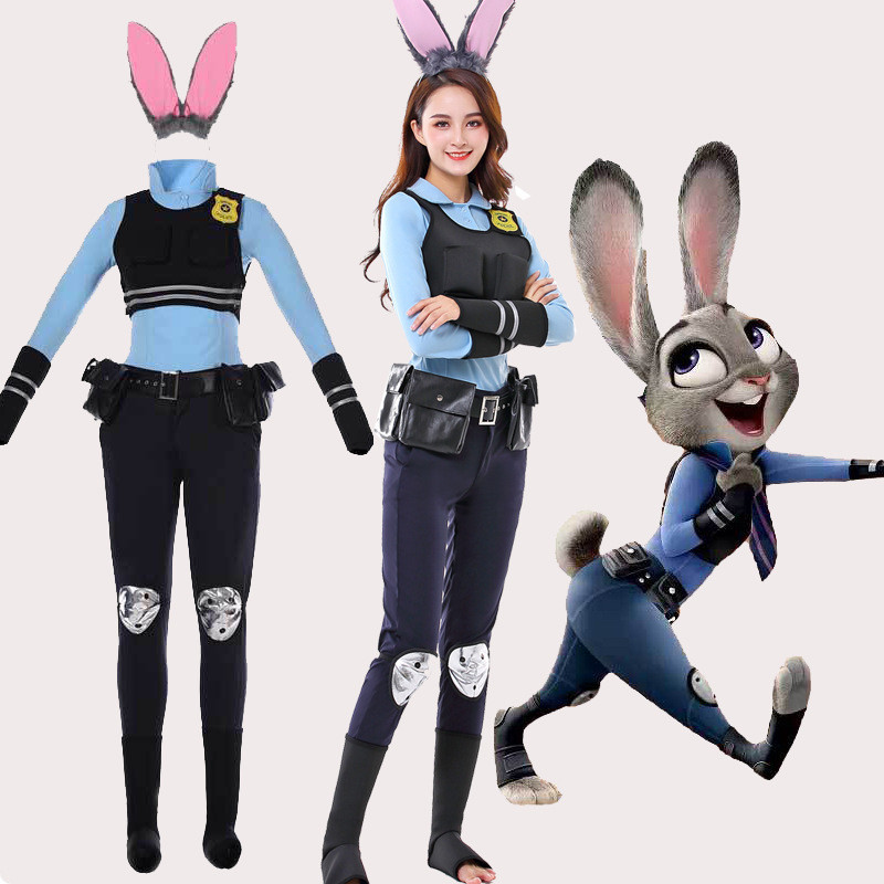 ฮาโลวีน เด็ก cosplay ชุดชุดคอสเพลย์ชุดคอสเพลย์สัตว์บ้าเมืองคอสคอสคอสคอสคอสชายหญิงเสื้อผ้าแม่ลูกจูดี้ชุดเจ้าหน้าที่ตำรวจชุดเต็มเวทีคู่รัก