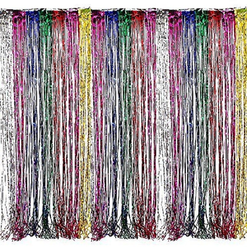 DECORATION CURTAINS / PARTY CURTAINS / TASSEL CURTAINS / BIRTHDAY PARTY CURTAINS / PARTY BACKDROP CU