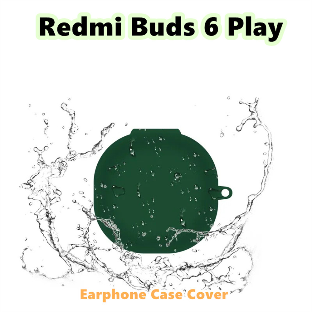 ส่วนลดสําหรับ Redmi Buds 6 Play Case Casing Soft Silicone Premium solid color Headphone Case Cover