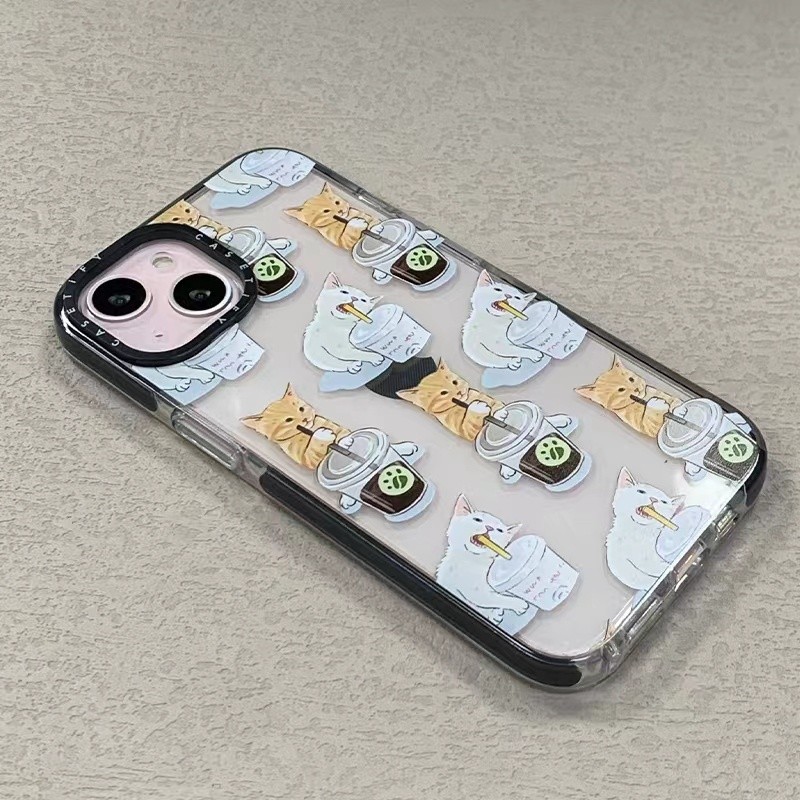 เคสโทรศัพท์มือถือ ป้องกันกระแทก สี่มุม สําหรับ Iphone 13 12 14Plus Pro Max 7 8Plus X XR SE - รูปที่ 2