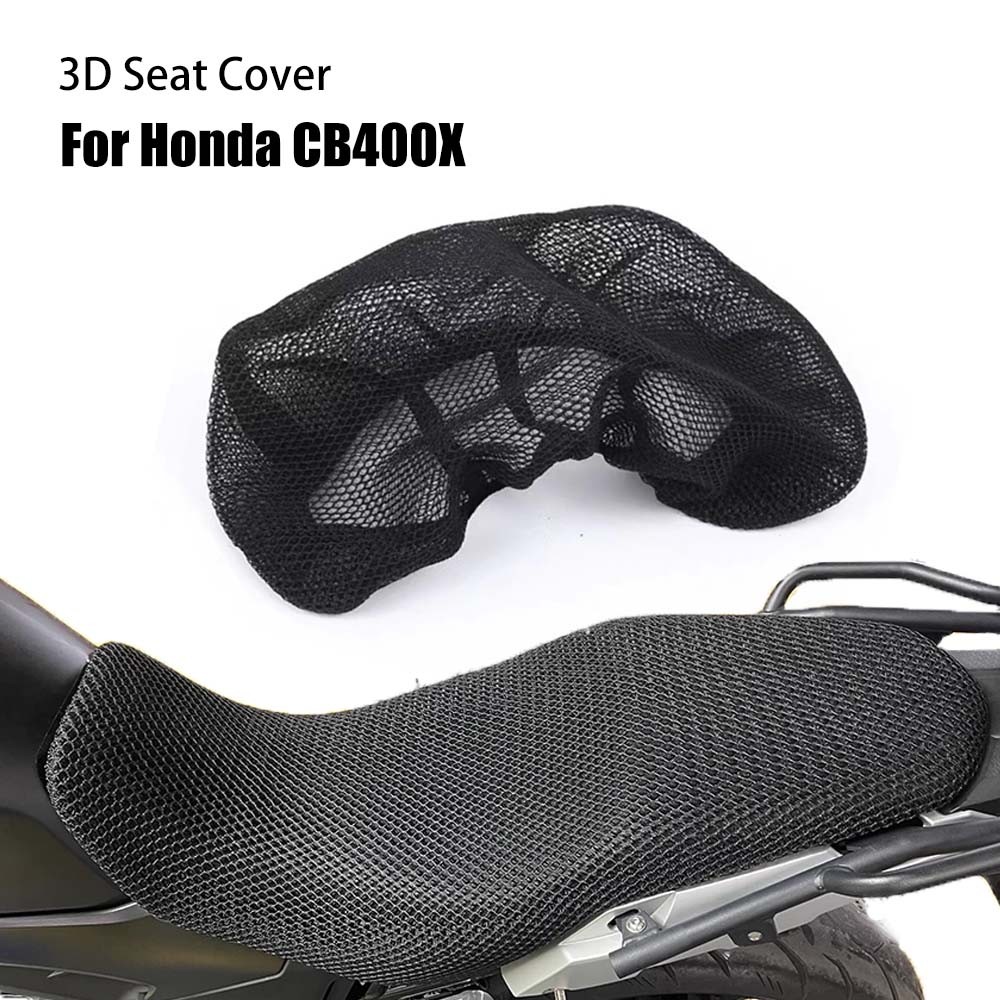 สําหรับ HONDA CB400X CB 400 X CB400 X ที่หุ้มเบาะรถจักรยานยนต์แผ่นป้องกันกรณีผ้าไนลอนระบายอากาศฝาครอ